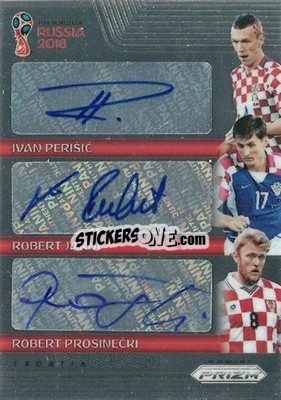 Figurina Ivan Perisic / Robert Jarni / Robert Prosinecki - FIFA World Cup Russia 2018. Prizm - Panini