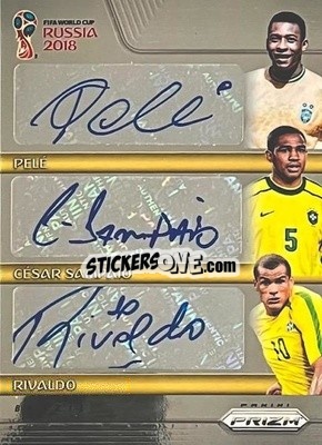 Cromo Pele / Cesar Sampaio / Rivaldo