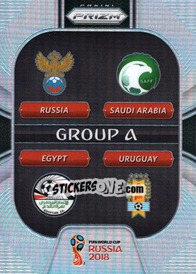 Cromo Egypt / Saudi Arabia / Russia / Uruguay - FIFA World Cup Russia 2018. Prizm - Panini