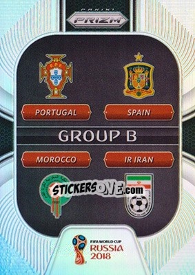 Cromo IR Iran / Morocco / Spain / Portugal - FIFA World Cup Russia 2018. Prizm - Panini