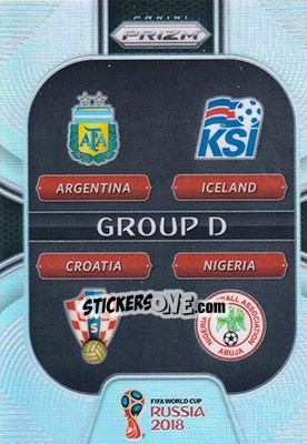 Figurina Argentina / Croatia / Iceland / Nigeria - FIFA World Cup Russia 2018. Prizm - Panini