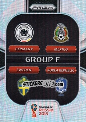 Cromo Germany / Mexico / Sweden / Korea Republic - FIFA World Cup Russia 2018. Prizm - Panini