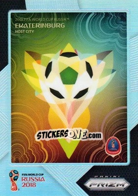 Sticker Ekaterinburg - FIFA World Cup Russia 2018. Prizm - Panini