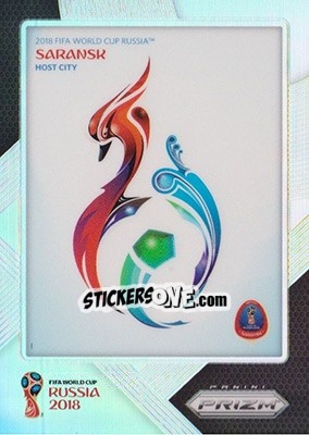 Sticker Saransk - FIFA World Cup Russia 2018. Prizm - Panini