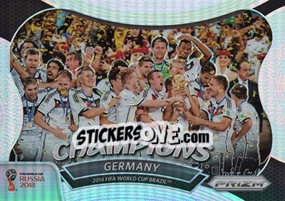 Sticker Germany - FIFA World Cup Russia 2018. Prizm - Panini