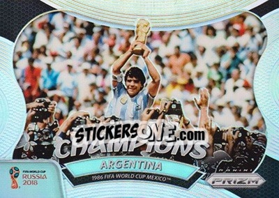 Sticker Argentina - FIFA World Cup Russia 2018. Prizm - Panini