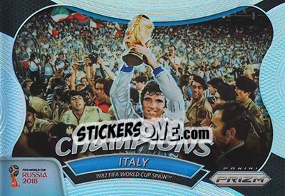 Sticker Italy - FIFA World Cup Russia 2018. Prizm - Panini