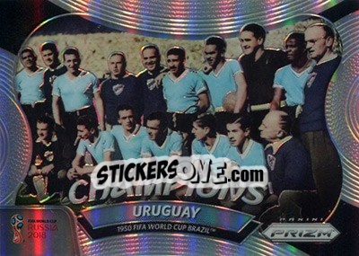 Sticker Uruguay - FIFA World Cup Russia 2018. Prizm - Panini