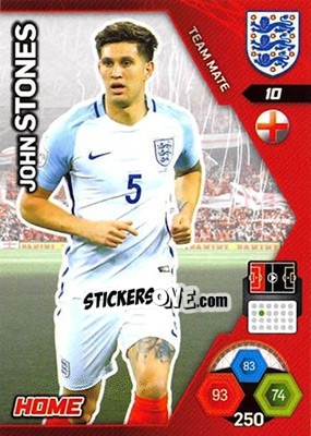 Sticker John Stones - England 2018. Adrenalyn XL - Panini