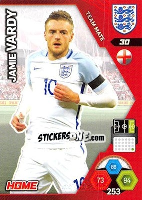 Figurina Jamie Vardy - England 2018. Adrenalyn XL - Panini