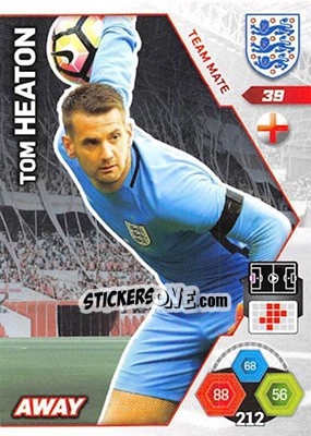 Cromo Tom Heaton - England 2018. Adrenalyn XL - Panini