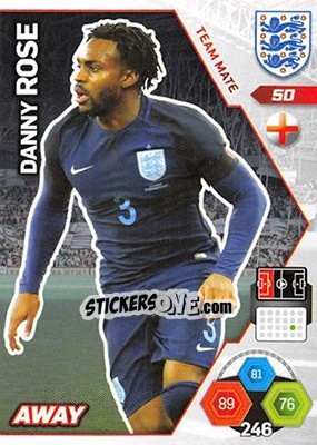 Sticker Danny Rose - England 2018. Adrenalyn XL - Panini