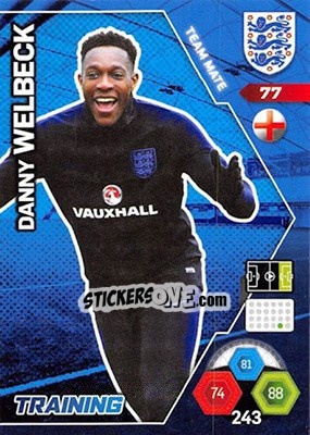Sticker Danny Welbeck - England 2018. Adrenalyn XL n. 77 - Panini