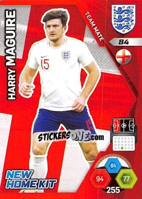 Sticker Harry Maguire - England 2018. Adrenalyn XL n. 84 - Panini