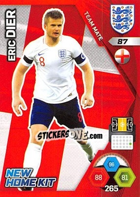 Sticker Eric Dier - England 2018. Adrenalyn XL n. 87 - Panini