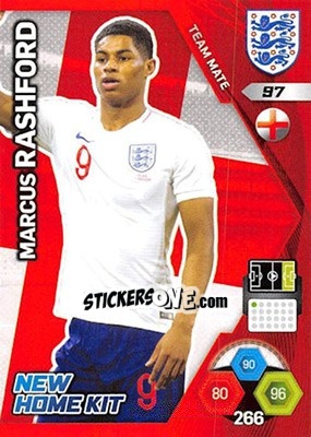 Sticker Marcus Rashford - England 2018. Adrenalyn XL n. 97 - Panini