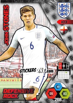 Sticker John Stones - England 2018. Adrenalyn XL n. 103 - Panini