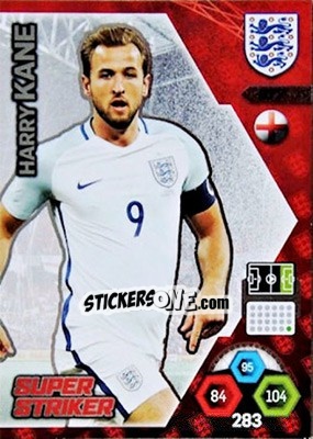 Cromo Harry Kane - England 2018. Adrenalyn XL - Panini