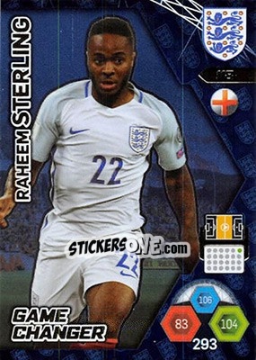 Cromo Raheem Sterling - England 2018. Adrenalyn XL - Panini