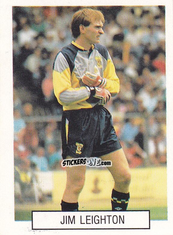 Sticker Jim Leighton - Fotboll VM 90 n. 180 - Semic