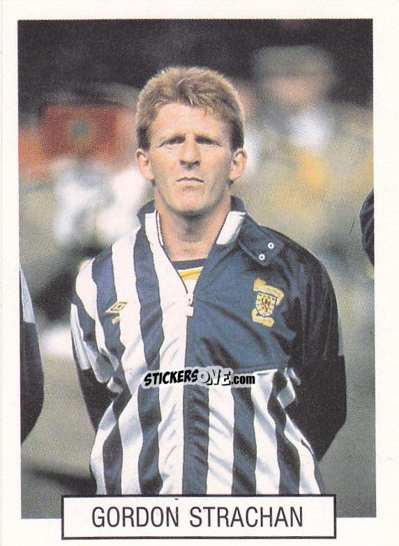 Sticker Gordon Strachan - Fotboll VM 90 n. 195 - Semic