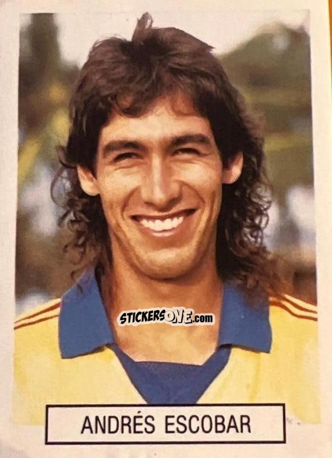 Figurina Andreas Escobar - Fotboll VM 90 n. 250 - Semic