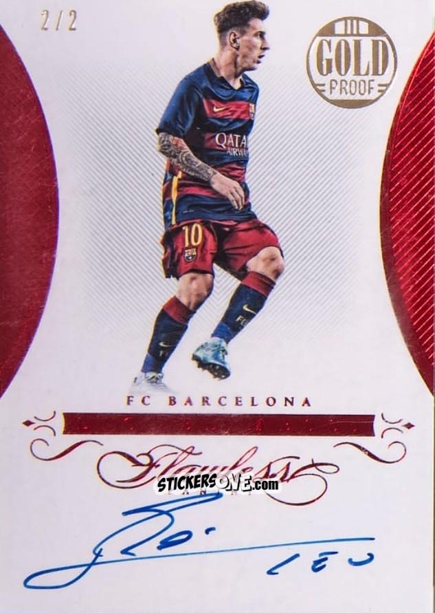 Sticker Lionel Messi - Flawless Soccer 2016 n. FS-LM - Panini