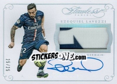 Sticker Ezequiel Lavezzi - Flawless Soccer 2016 n. PA-EL - Panini
