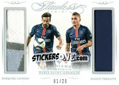 Sticker Marco Verratti / Ezequiel Lavezzi