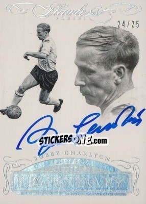 Sticker Bobby Charlton - Flawless Soccer 2016 n. LS-BC - Panini