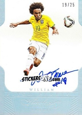 Sticker Willian - Flawless Soccer 2016 - Panini