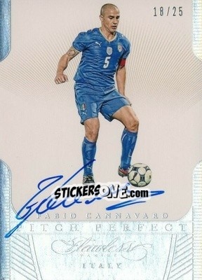Sticker Fabio Cannavaro - Flawless Soccer 2016 n. PP-FC - Panini