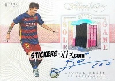 Sticker Lionel Messi - Flawless Soccer 2016 n. SS-LM - Panini
