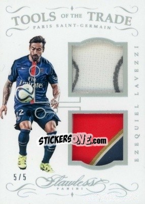 Figurina Ezequiel Lavezzi - Flawless Soccer 2016 - Panini