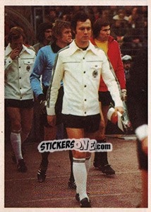 Sticker Franz Beckenbauer - Argentina 1978 - Bergmann