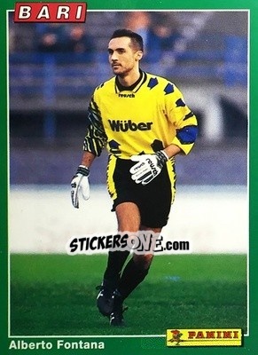 Sticker Alberto Fontana - Calcio Cards 1994-1995 - Panini