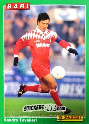 Sticker Sandro Tovalieri - Calcio Cards 1994-1995 n. 6 - Panini