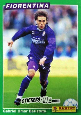 Sticker Gabriel Batistuta - Calcio Cards 1994-1995 n. 26 - Panini