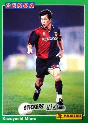 Sticker Kazuyoshi Miura - Calcio Cards 1994-1995 n. 34 - Panini