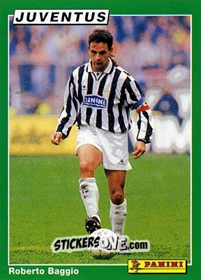 Sticker Roberto Baggio - Calcio Cards 1994-1995 n. 48 - Panini