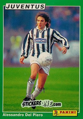 Sticker Alessandro Del Piero - Calcio Cards 1994-1995 n. 52 - Panini