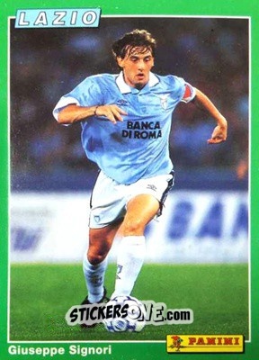 Sticker Giuseppe Signori - Calcio Cards 1994-1995 n. 64 - Panini