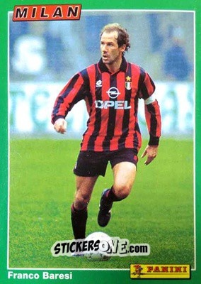 Sticker Franco Baresi - Calcio Cards 1994-1995 n. 65 - Panini
