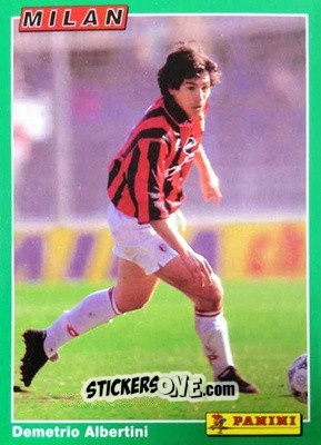 Sticker Demetrio Albertini - Calcio Cards 1994-1995 n. 68 - Panini
