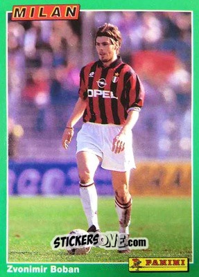 Sticker Zvonimir Boban - Calcio Cards 1994-1995 n. 69 - Panini