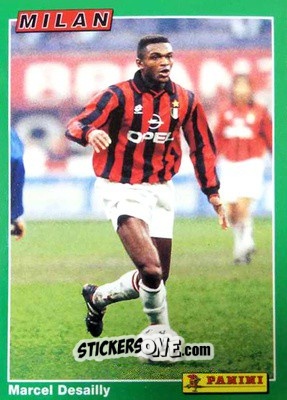 Sticker Marcel Desailly - Calcio Cards 1994-1995 n. 70 - Panini