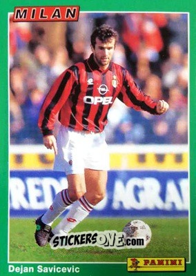 Sticker Dejan Savicevic - Calcio Cards 1994-1995 n. 72 - Panini