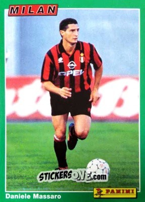 Sticker Damiele Massaro - Calcio Cards 1994-1995 n. 73 - Panini