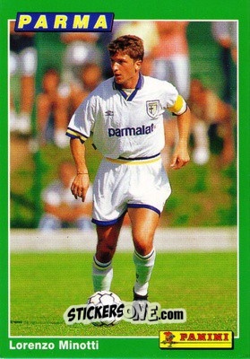 Sticker Lorenzo Minotti - Calcio Cards 1994-1995 n. 89 - Panini