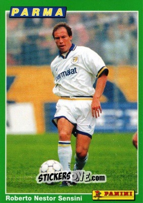 Sticker Roberto Nestor Sensini - Calcio Cards 1994-1995 n. 92 - Panini